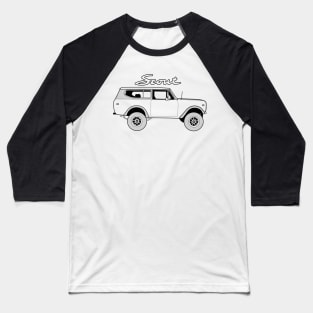 International Scout II Harvester Classic Vintage 4x4 Truck Offroad Vehicle Baseball T-Shirt